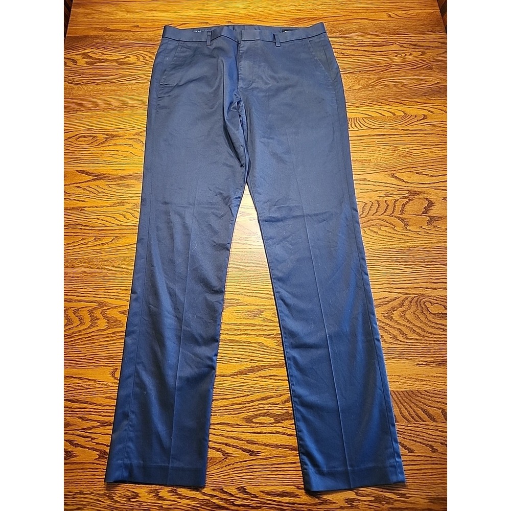 Bonobos Pants Mens Monday Blue Slim Tailored Weekday Warrior Measures 34x33 Golf